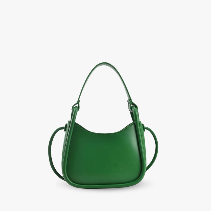 Embrace Nature's Hue: Green Shoulder Bag. Eco-chic style, spacious interior, earthy elegance. Carry your world in verdant sophistication.