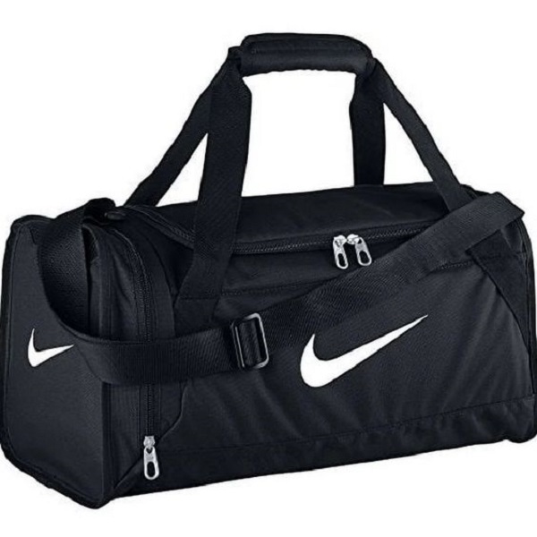 Add shoulder strap to duffel.