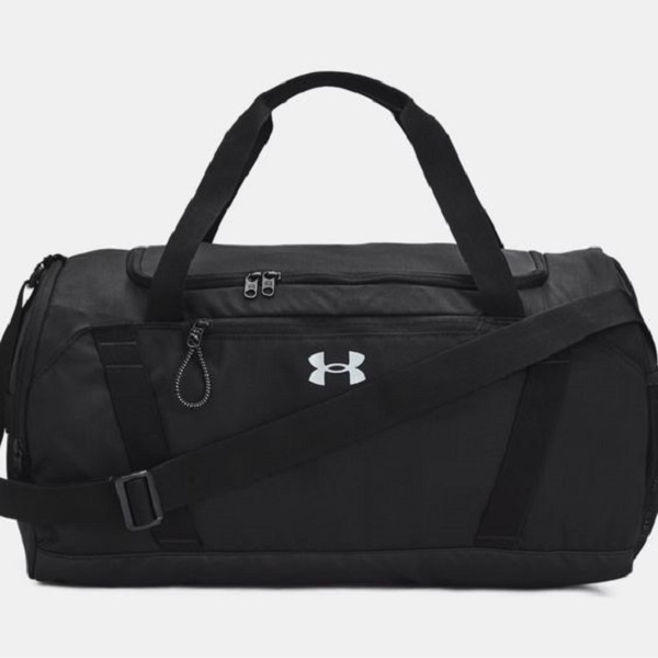 Add shoulder strap to duffel.