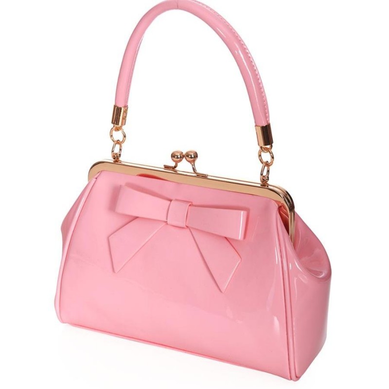 pink handbag