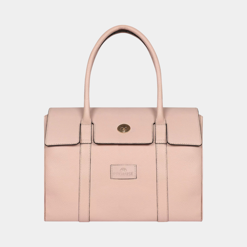 pink handbag