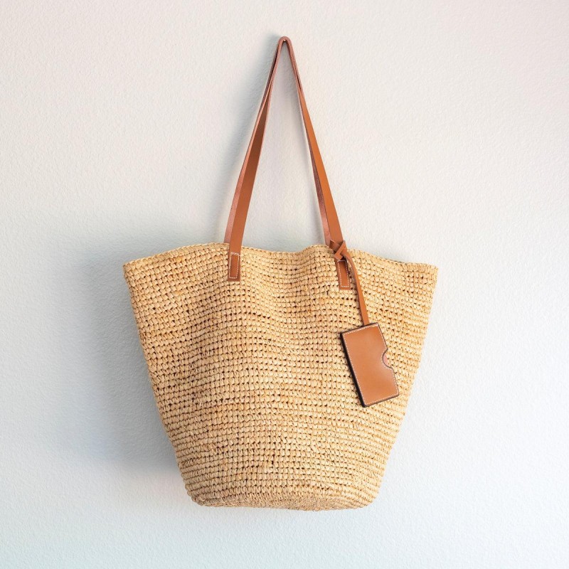 raffia handbag