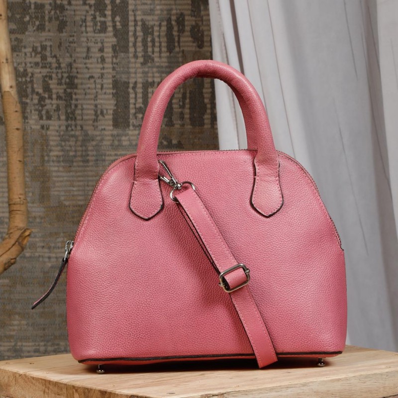 pink handbag