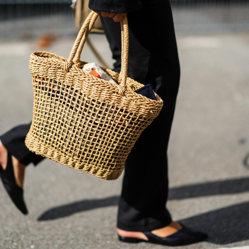 straw purses