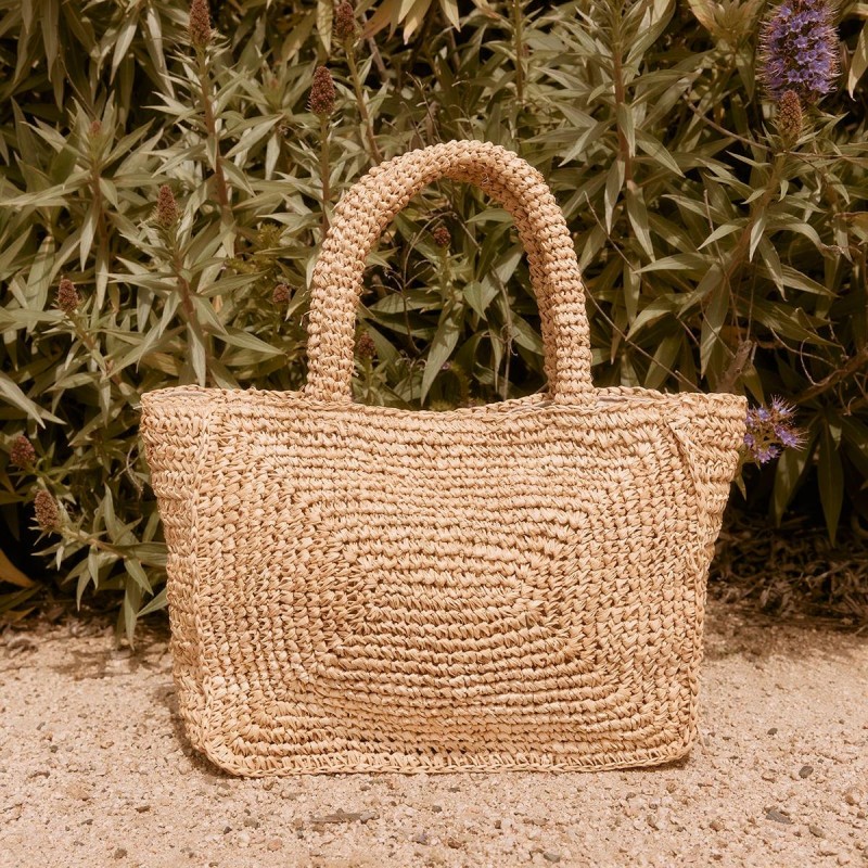 raffia handbag